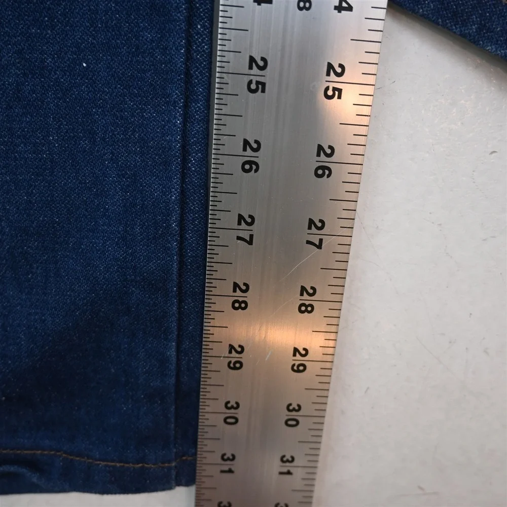 Wrangler 35x32 Dark Denim 13MWZ Cowboy Cut 100% Cotton Mens Jeans